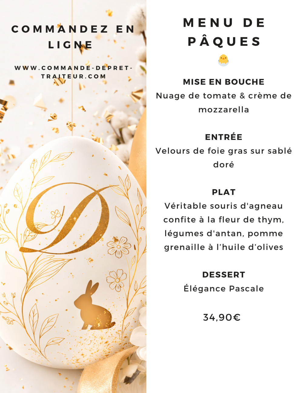 Notre carte de Pâques